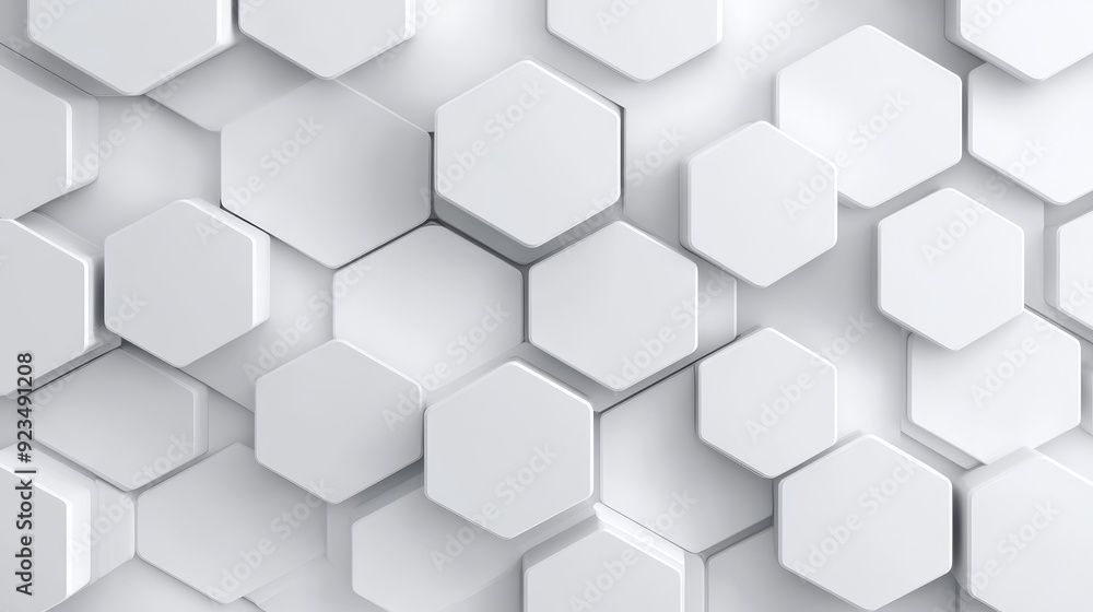 Minimalist hexagon pattern with soft white and light grey tones, clean and seamless design, perfect for modern backgrounds Minimalist hexagon pattern with soft white and light grey tones, clean and seamless design, perfect for modern backgrounds