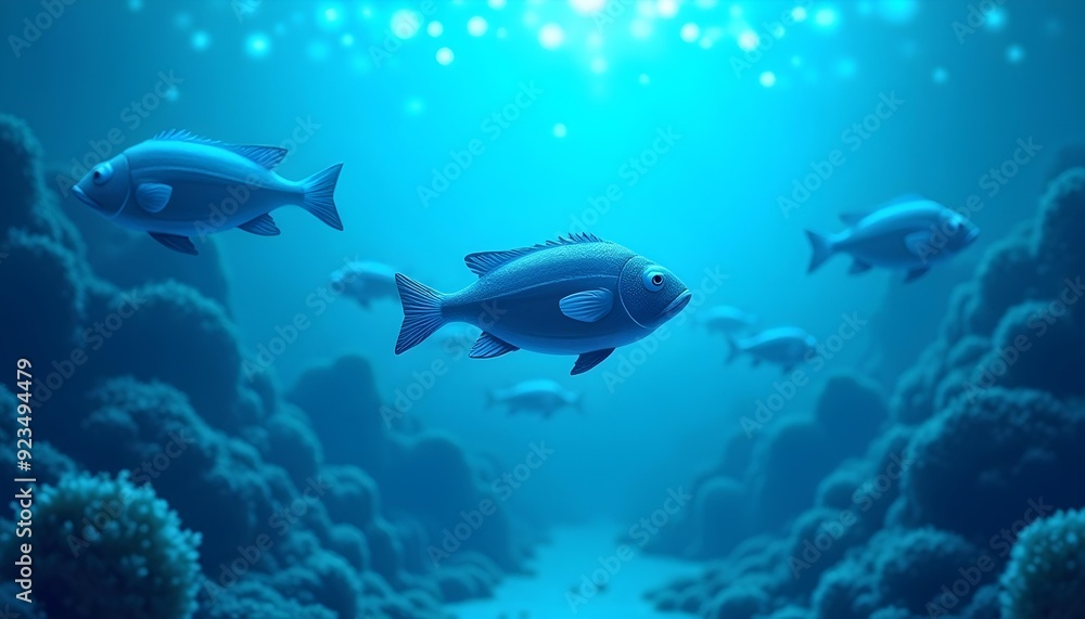 Tropical Fish Clear Underwater Aquatic Wildlife Natural Habitat Tropical Fish Clear Underwater Aquatic Wildlife Natural Habitat