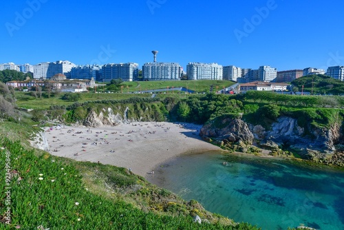 The city of A Coruna in Spain.