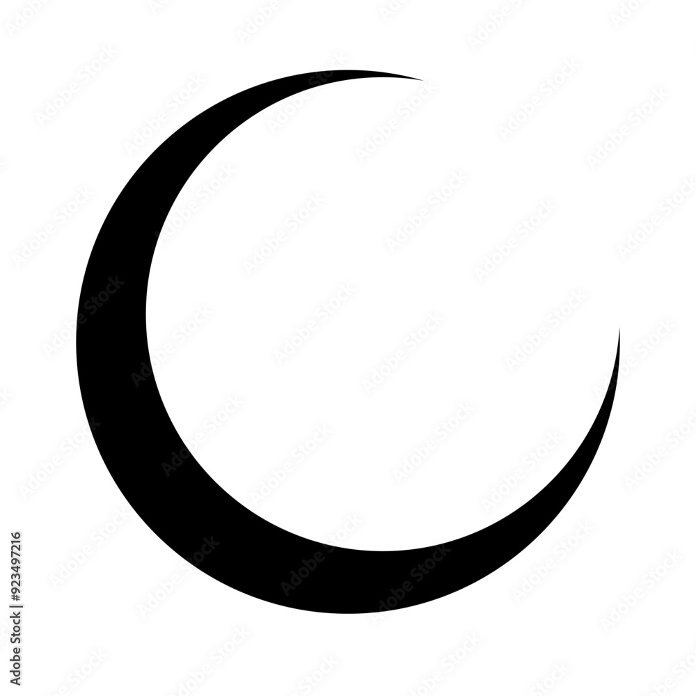Moon icon vector. Celestial Moon illustration sign. Retro Moon symbol or logo. Moon icon vector. Celestial Moon illustration sign. Retro Moon symbol or logo.