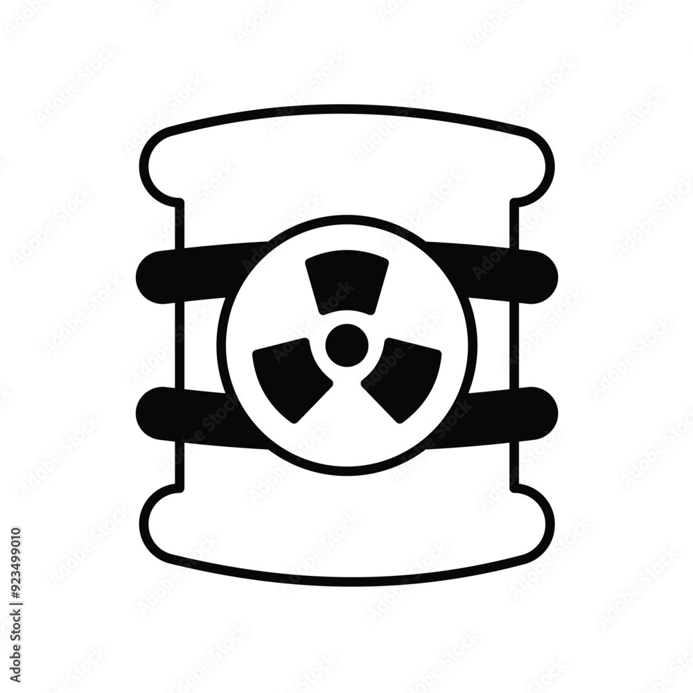 danger glyph icon with white background vector stock illustration danger glyph icon with white background vector stock illustration