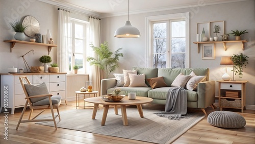 Scandinavian Hygge: Cozy, Warm, Pastel, Minimalist, Wooden