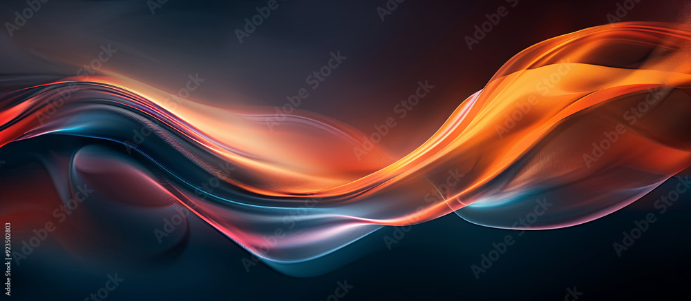 Minimalist abstract design with blurred red, orange, and navy blue gradients, featuring smooth curves and grainy textures, resembling mountain peaks, in a high-resolution, modern, and elegant style wi Minimalist abstract design with blurred red, orange, and navy blue gradients, featuring smooth curves and grainy textures, resembling mountain peaks, in a high-resolution, modern, and elegant style wi