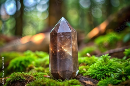 Smoky Quartz Misty Grove: Smoky Quartz Point, Earthy, Smoky, Taupe, Tranquil