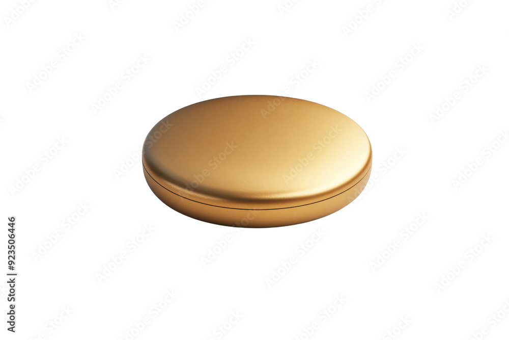 Elegant golden compact mirror on a transparent background. Perfect for beauty, fashion, and cosmetic themes. High-quality, stock photo. Elegant golden compact mirror on a transparent background. Perfect for beauty, fashion, and cosmetic themes. High-quality, stock photo.
