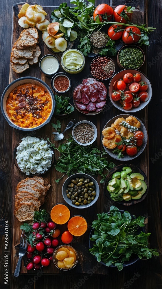 Preparing healthy food on table with vegetables and fruits Preparing healthy food on table with vegetables and fruits