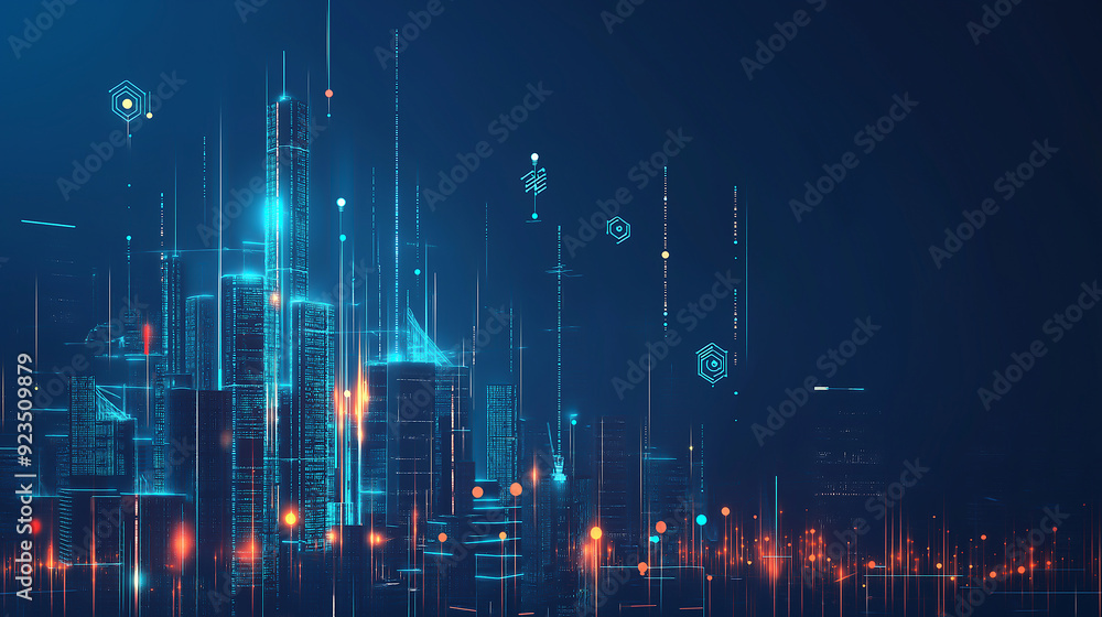 Abstract blue lines on a techy background for presentations or futuristic web design concepts Abstract blue lines on a techy background for presentations or futuristic web design concepts