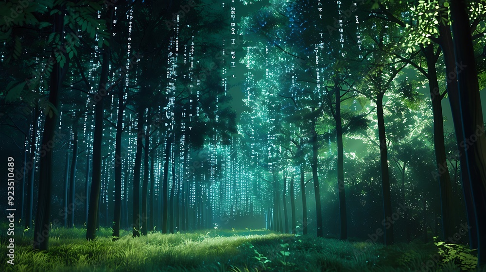 Naklejka premium digital abstract art