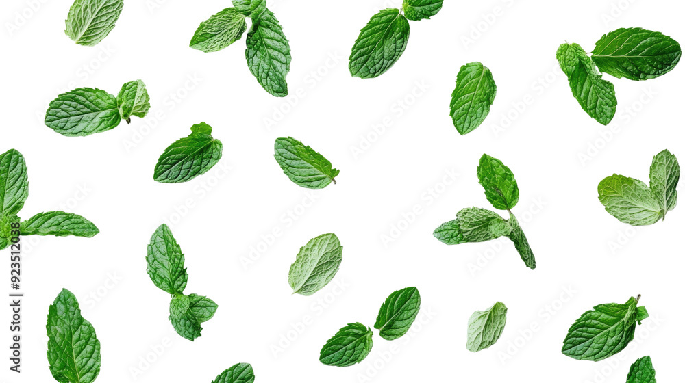 Mint leaves transparent background Mint leaves transparent background
