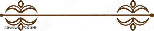 Dividers thin line elements set. Border underline for text page, book, invitation, wedding card, certificate, menu