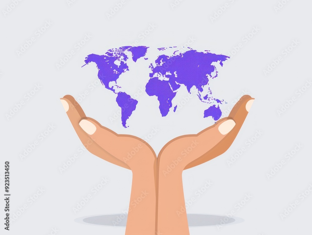 Cross-border wealth solutions, foreign transactions, flat design illustration