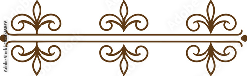 Dividers thin line elements set. Border underline for text page, book, invitation, wedding card, certificate, menu