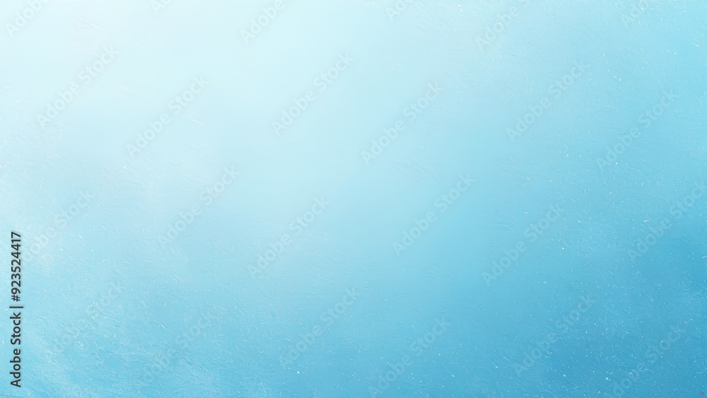 Obraz premium Light blue grainy gradient background noise texture banner poster cover backdrop design