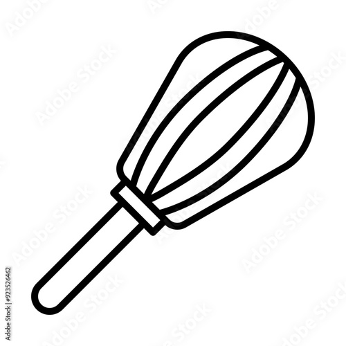 Whisk line icon