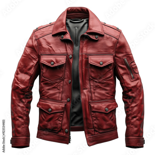 men's jacket isolated on transparent or white background