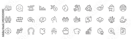 Cyber attack, Fireworks stars and Energy line icons. Pack of Vegetables, Spanner, Employees teamwork icon. Refresh website, Text message, Canister pictogram. Idea, Teapot, Ice creams. Vector