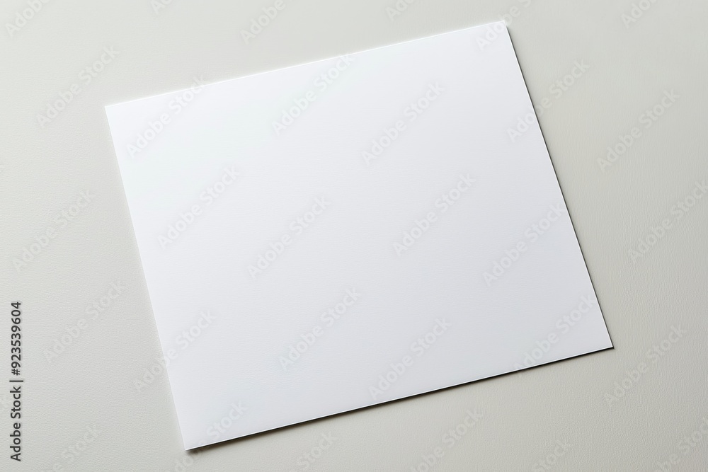 Blank A4 Paper Mockup on Isolated Background created with Generative AI Blank A4 Paper Mockup on Isolated Background created with Generative AI