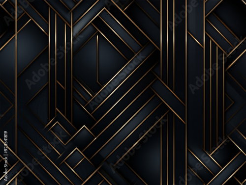 Dark black mosaic backgroun...