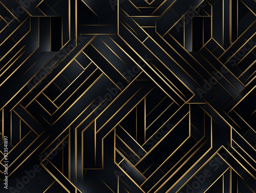 Dark black mosaic backgroun...