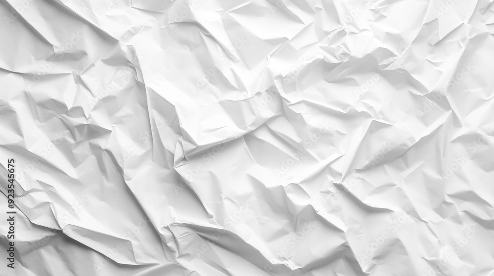 Crumpled White Paper Texture Crumpled White Paper Texture