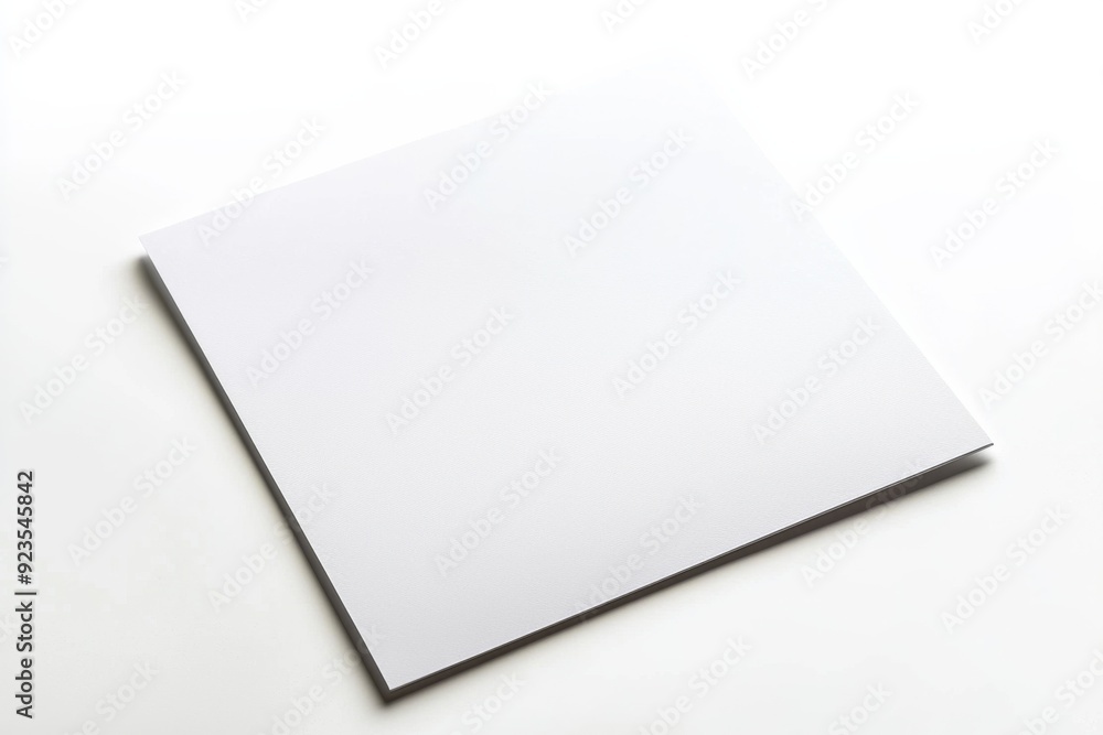 Blank A4 Paper Mockup on Isolated Background created with Generative AI Blank A4 Paper Mockup on Isolated Background created with Generative AI