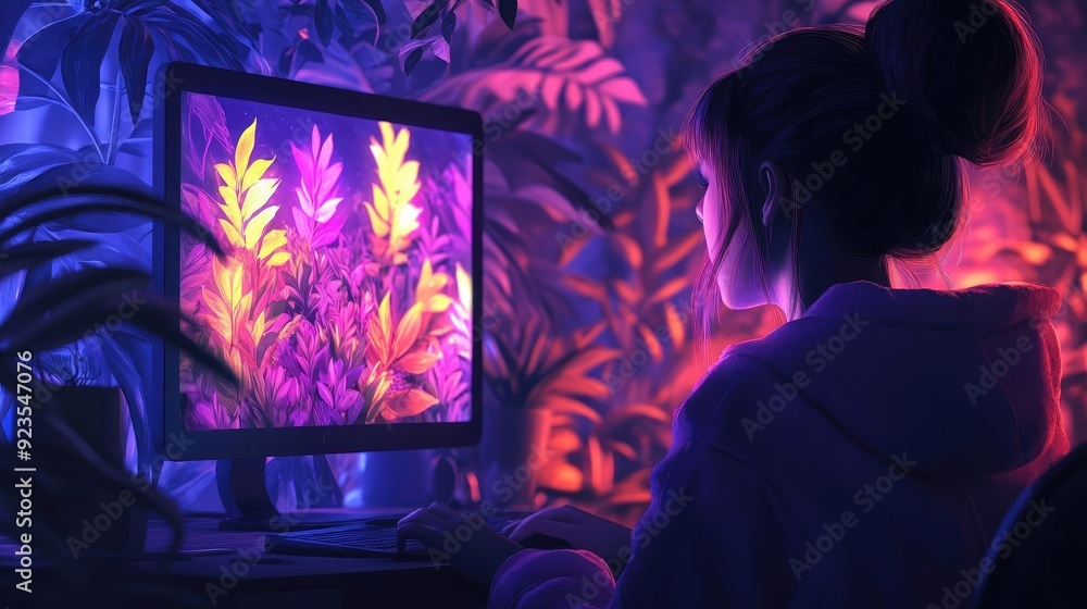 User interacting with a choose-your-own-adventure story on a website, illustrating the engagement potential of narrative-driven interactive content User interacting with a choose-your-own-adventure story on a website, illustrating the engagement potential of narrative-driven interactive content
