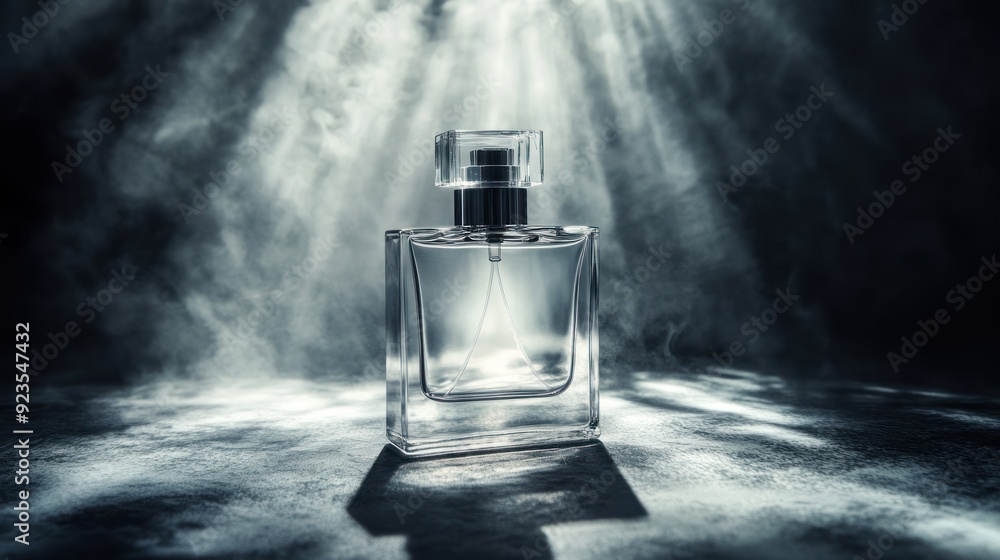 Perfume Bottle in Mystical Setting Perfume Bottle in Mystical Setting