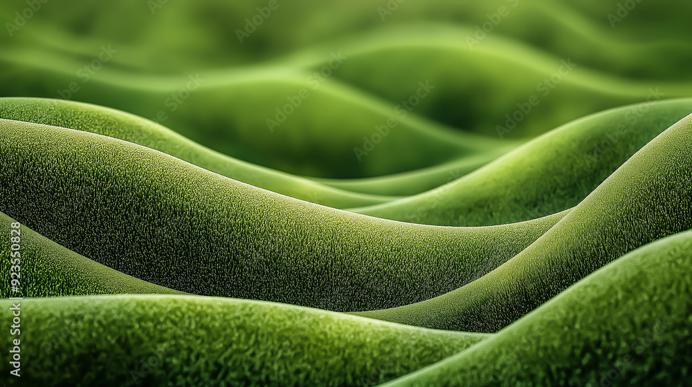 The image is a high-resolution photograph capturing the beauty of natural landscape. It features an elegant composition of undulating grassy fields The image is a high-resolution photograph capturing the beauty of natural landscape. It features an elegant composition of undulating grassy fields