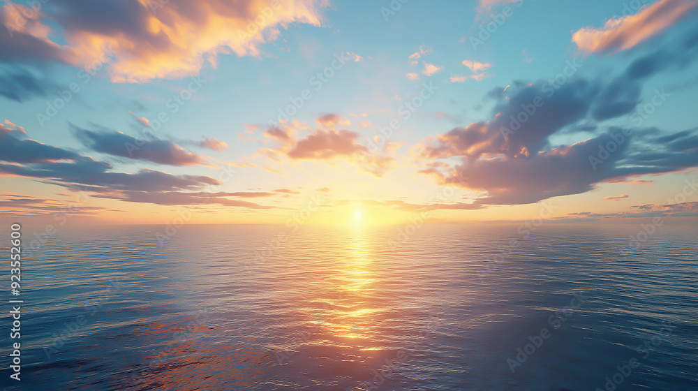 beautiful dramatic sunset over sea sunlight blue sky sea level landscape beautiful dramatic sunset over sea sunlight blue sky sea level landscape