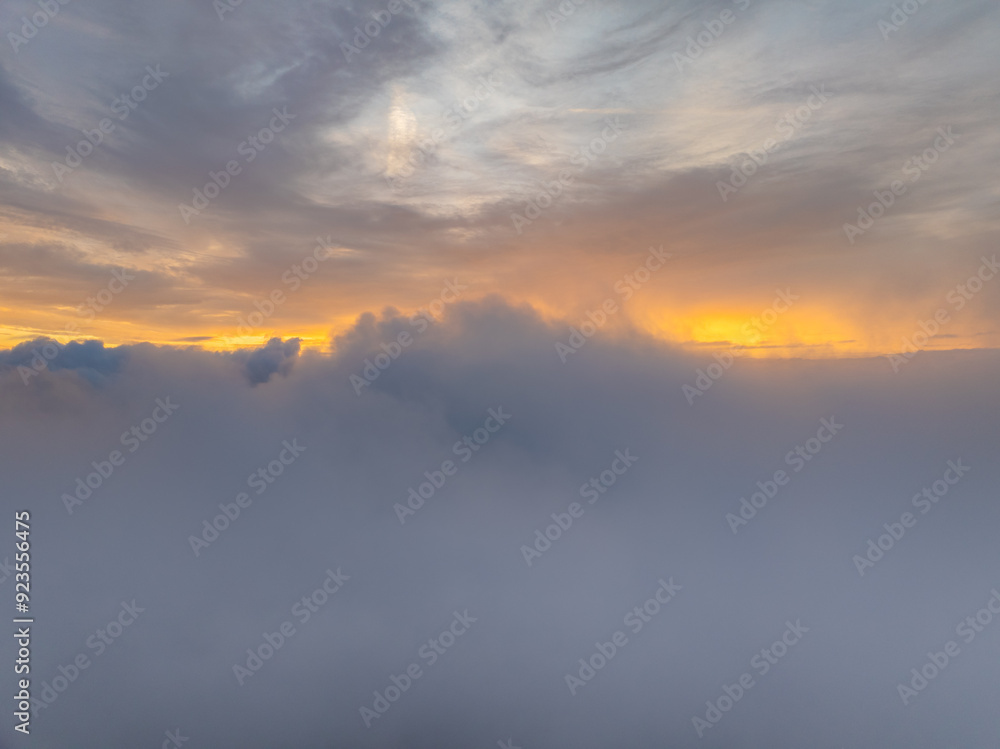 Beautiful sky scenery of Wuhan in summer Beautiful sky scenery of Wuhan in summer