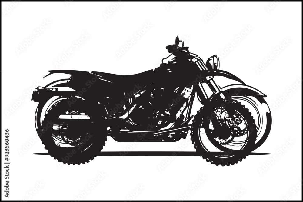 Obraz premium Creative Fishing Vector Silhouettes