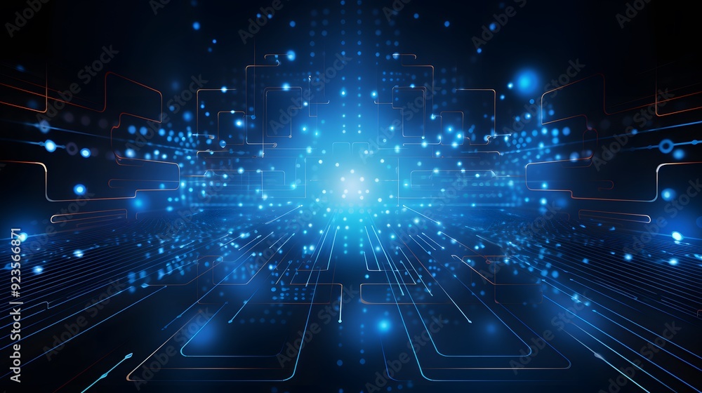 Abstract technology background Hi-tech communication concept futuristic digital innovation background vector illustration