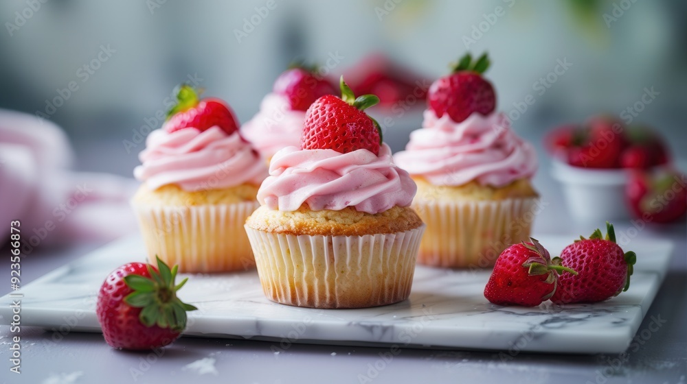 Dessert cake with fresh strawberry Dessert cake with fresh strawberry