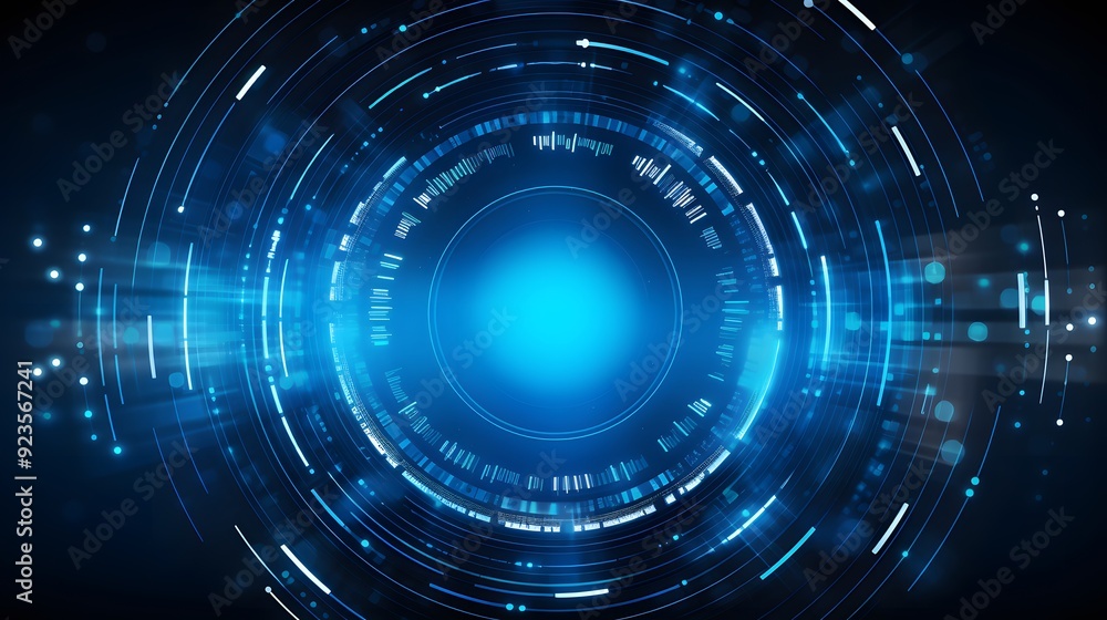 Fototapeta premium Abstract technology background Hi-tech communication concept futuristic digital innovation background vector illustration