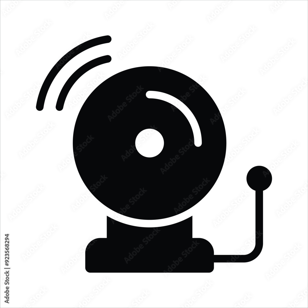 Notification bell, school bell vector design in modern style Notification bell, school bell vector design in modern style