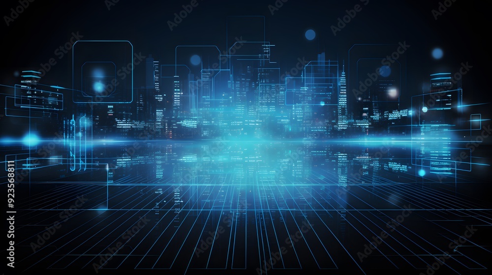 Abstract technology background Hi-tech communication concept futuristic digital innovation background vector illustration Abstract technology background Hi-tech communication concept futuristic digital innovation background vector illustration