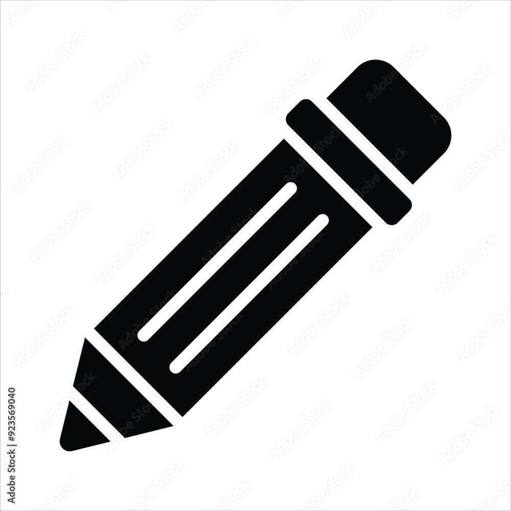 An amazing icon of lead pencil in trendy design style, ready to use vector An amazing icon of lead pencil in trendy design style, ready to use vector