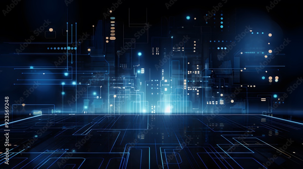 Abstract technology background Hi-tech communication concept futuristic digital innovation background vector illustration Abstract technology background Hi-tech communication concept futuristic digital innovation background vector illustration