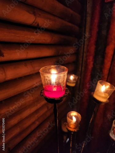 Canvas Print Diwali candles religion god Indian