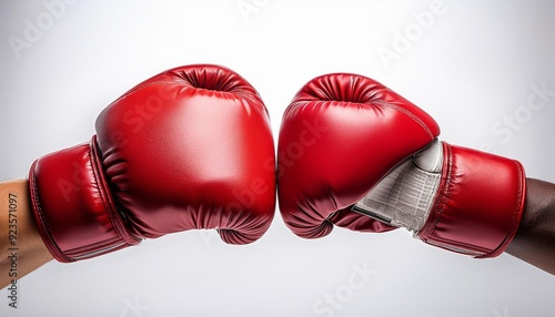 The Impact: Boxing Gloves in Action, Perfect for Fight Night Promotions