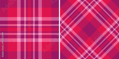 Tartan vector check of seamless pattern plaid with a background texture fabric textile. Set in novelty colors for buffalo fashion in rustic look.