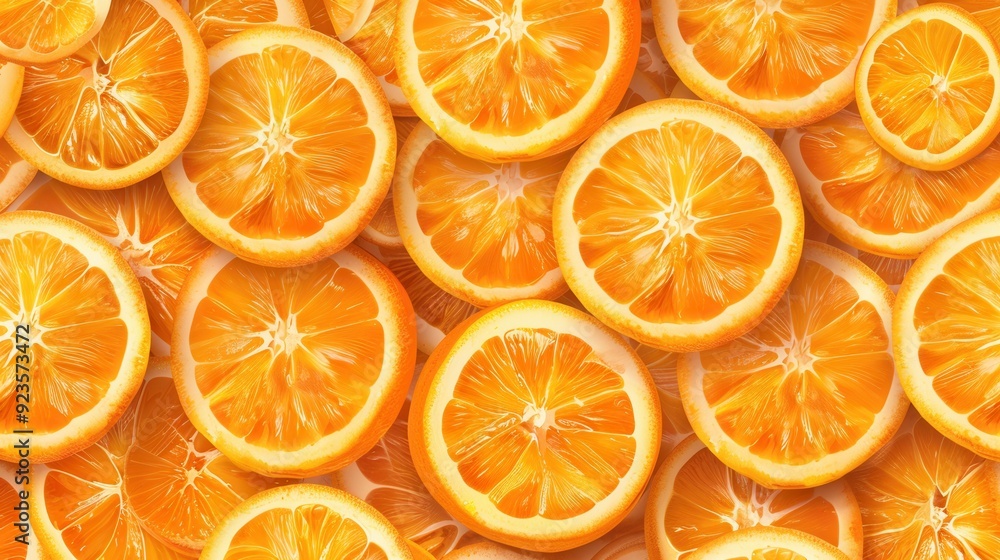 Seamless repetitive background pattern of orange fruit slice Seamless repetitive background pattern of orange fruit slice