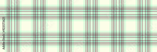 Hotel seamless plaid pattern, tidy check fabric textile. Calm tartan background vector texture in light and pastel colors.