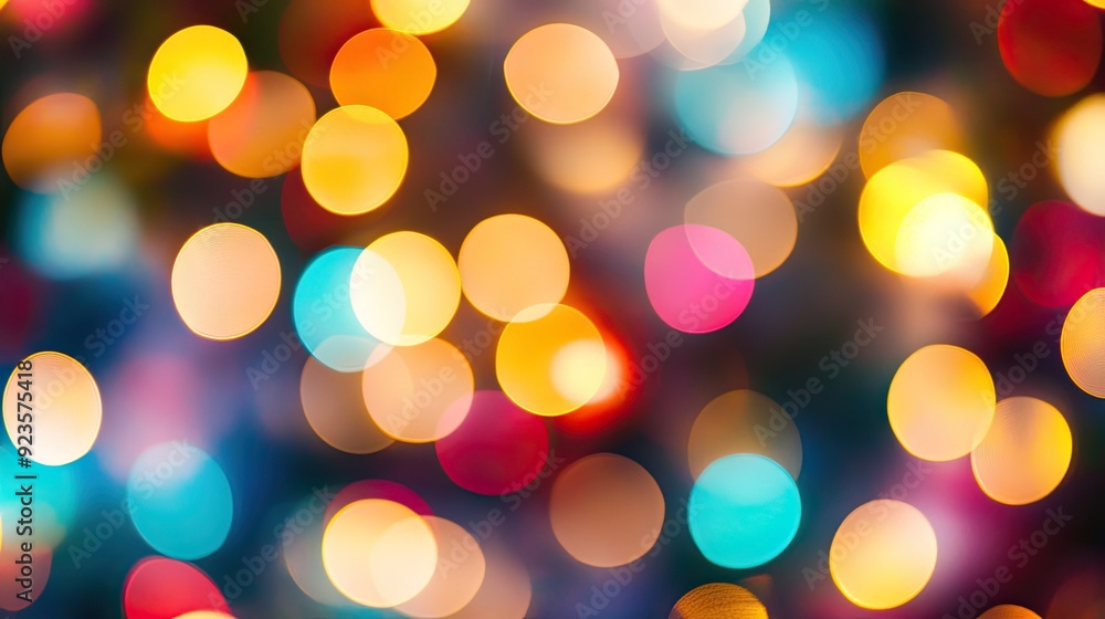 Fototapeta premium Bright ats creating a festive atmosphere. --