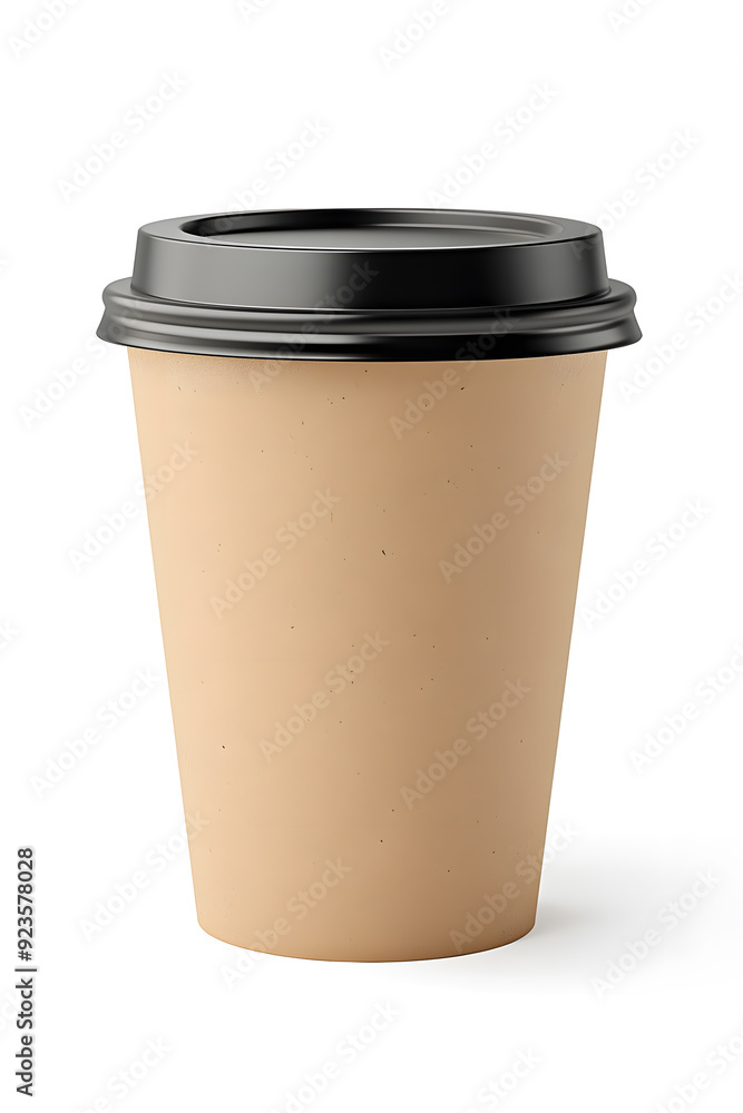 Paper coffee cup to go, take away mockup isolated on white background Paper coffee cup to go, take away mockup isolated on white background