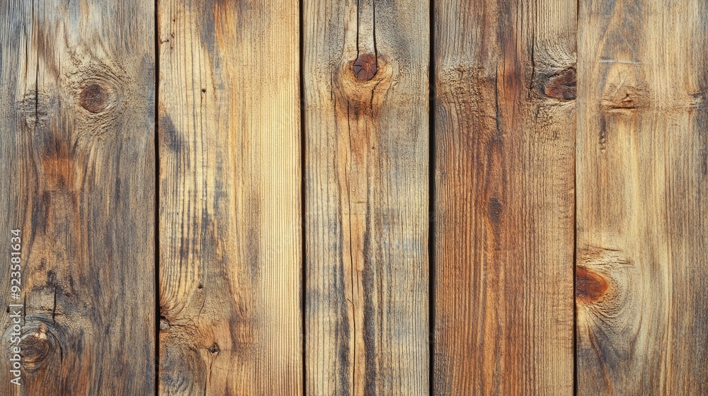 Obraz premium Rustic wooden texture background with natural grain patterns.