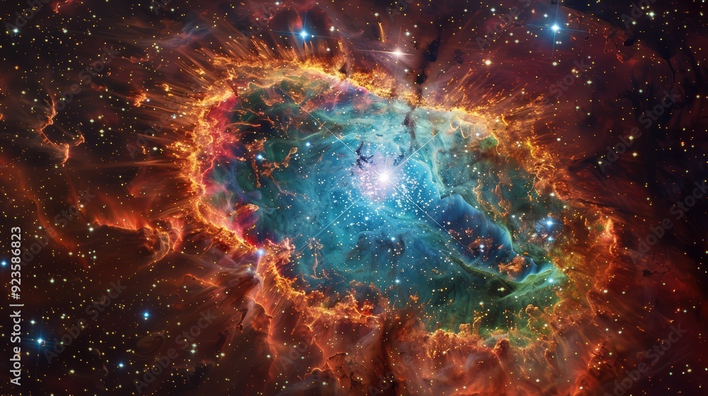 Cosmic Nebula - Starbirth in a Galaxy Far Far Away Cosmic Nebula - Starbirth in a Galaxy Far Far Away
