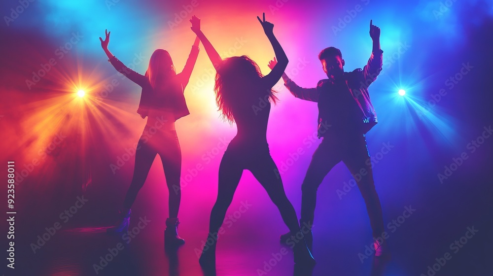 Vibrant Nightclub Dance Party Vibrant Nightclub Dance Party