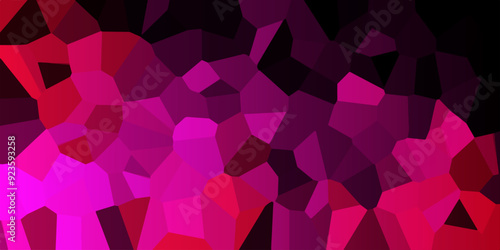 Abstract colorful background with triangles mosaic pattern vector backdrop with hexagons. Multicolored geometric wattled mosaic pattern wallpaper. colorful stoke colors stone tile pattern, vector..