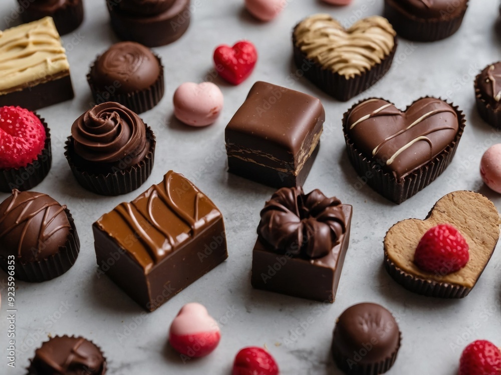 Indulgent Valentine's Day Chocolates and Desserts. Indulgent Valentine's Day Chocolates and Desserts.